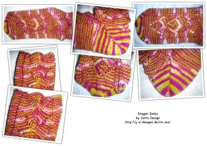Dragon Socks by Jutta Design